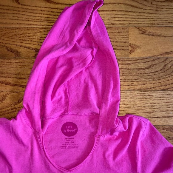 Life is Good Hooded L/S Tee Soft Daisy - Picture 4 of 7